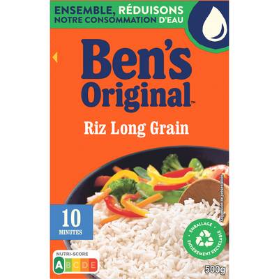Ben's Original Riz Long Grain 10min en Vrac, 500g