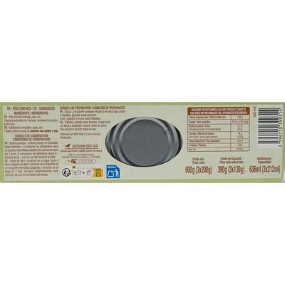 3596710399314 - Auchan - Pois chiches