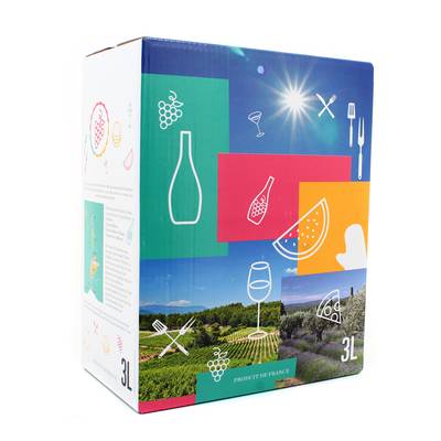 Grignan-Les-Adhemar rouge AOP Rousseterre 13.5°, Bag in box 3L
