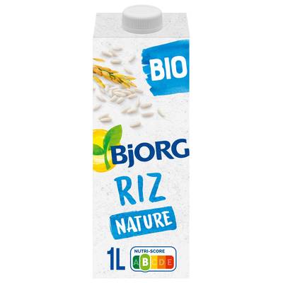 Bjorg Riz Sans Sucres Ajoutés Boisson Végétale Bio, 1L