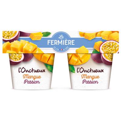 La Fermière Yaourt mangue passion, 2x150g