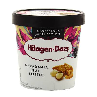 Häagen-Dazs Crème glacée Macadamia Nut Brittle, 400g