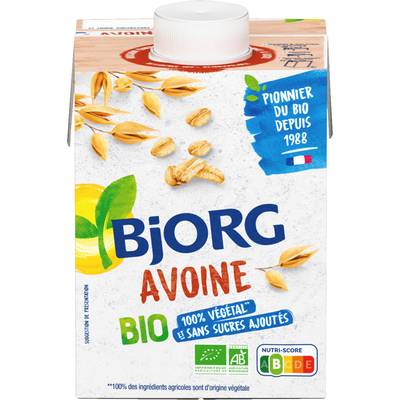 Bjorg Avoine sans Sucre Boisson Végétale Bio, 50cl