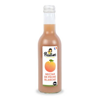 Pauline Nectar de pêche blanche, 25cl