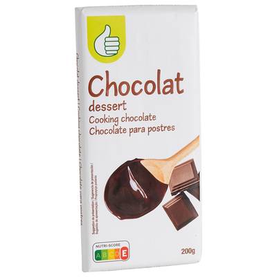 Pouce Tablette de chocolat noir dessert, 200g