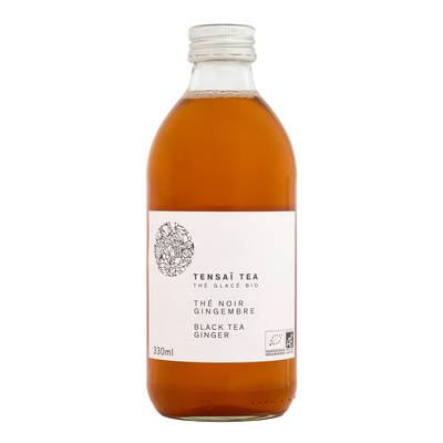 Tensaï Tea Thé glacé noir gingembre BIO, 33cl