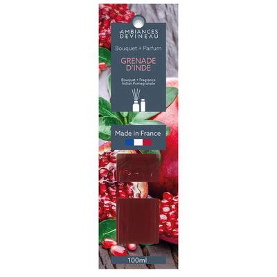 Ambiances Devineau Bouquet Grenade d'Inde + recharge, 100ml