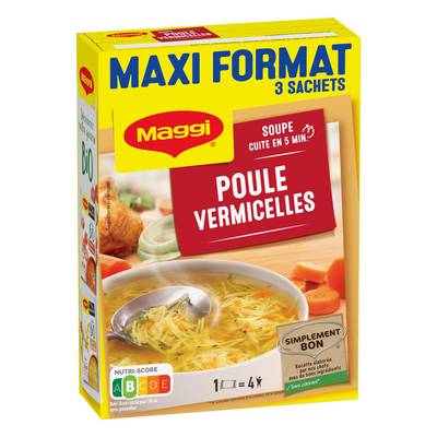 Maggi Soupe Poule Vermicelles, 3x59g