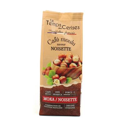 Le Temps des Cerises Café Moulu Saveur Noisette, 225g