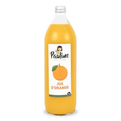 Pauline Pur jus d'orange premium, 1L