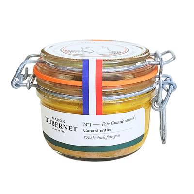 Maison Dubernet Foie Gras de Canard Entier du Sud-Ouest, 125g