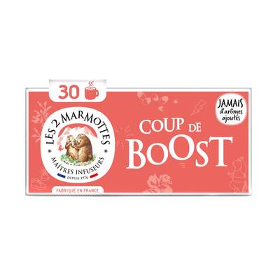 Les 2 Marmottes Infusion Coup de Boost, 78g