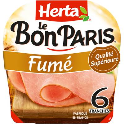 Herta Jambon Fumé Le Bon Paris, 6 tranches - 210g