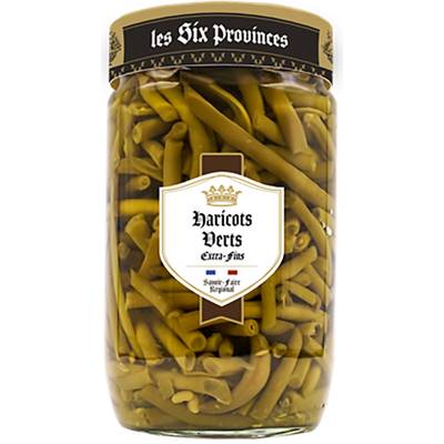 Les Six Provinces Haricots Verts Extra-Fins, 660g