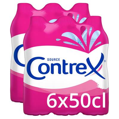 Contrex Eau minérale naturelle, 2 packs de 6x50cl