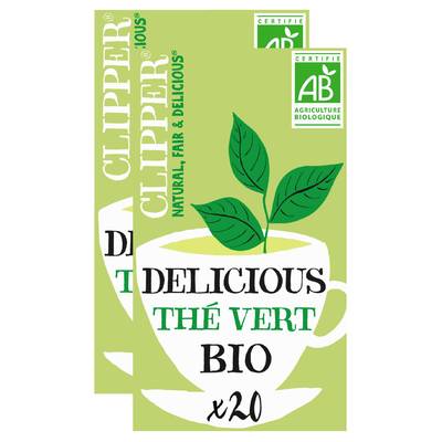Clipper Thé vert bio, Lot de 2x35g