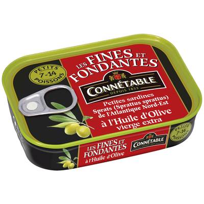 Connetable Petites Sardines à l'Huile d'Olive vierge extra, 106 g