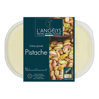 L'Angelys Crème Glacée Pistache, 450g