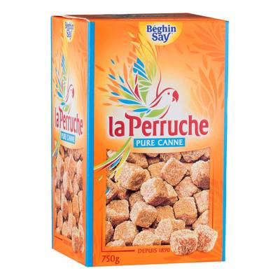 La Perruche La Perruche sucre de canne en morceaux, 750g