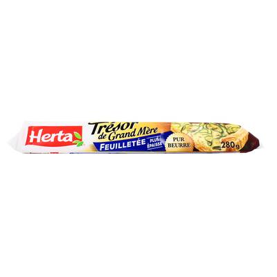 Herta Pâte Feuilletée Pur Beurre Trésor de Grand Mère, 280g