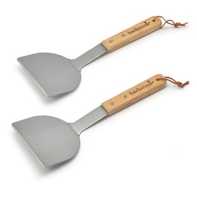 Barbecook Set de 2 spatule à plancha en bambou, 2 pièces