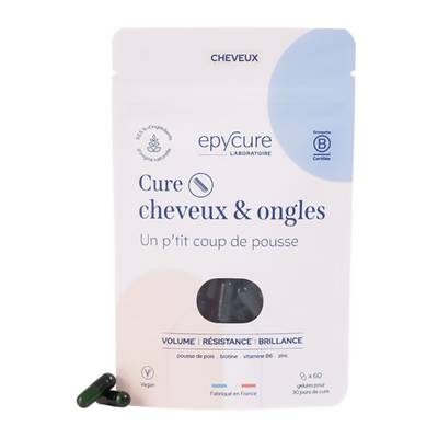 Epycure Cure cheveux & ongles, 60 pièces