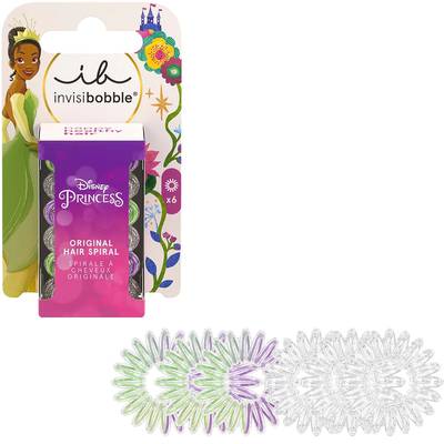 Invisibobble Elastique à spirale Disney Tiana, 6 pièces