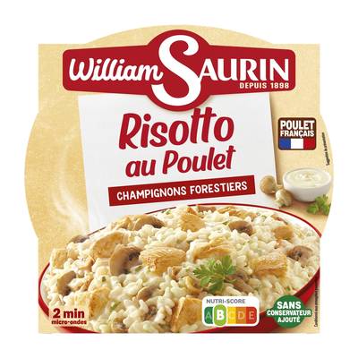 William Saurin Risotto Poulet Champignons Forestiers, 280g