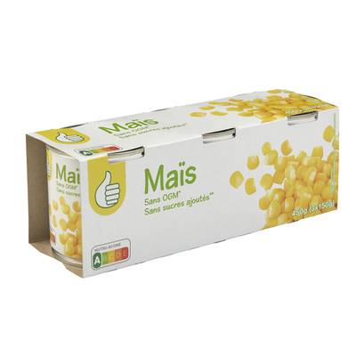 Pouce Maïs, 3x140g