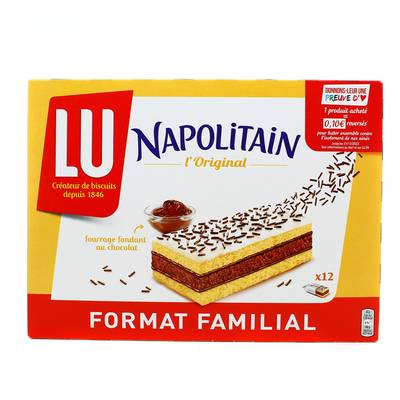 Lu Gâteau au chocolat l'original napolitain x12, 360g