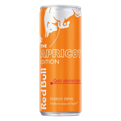 Red Bull Boisson énergisante, Goût Abricot-Fraise, 25cl