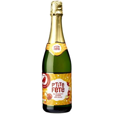 Auchan Jus de pomme gazéifié, 75cl
