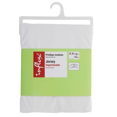 Influx Protège matelas Jersey, 140 x 190 cm