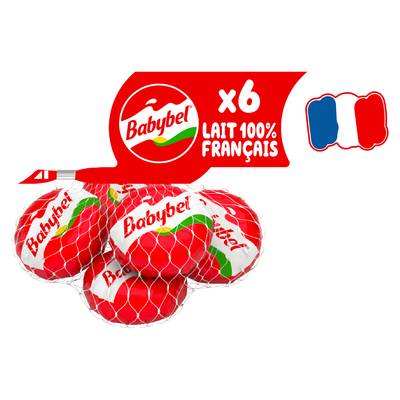 Babybel Minis fromages, 6 fromages - 132g