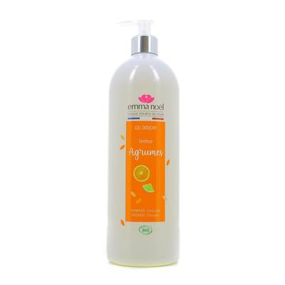 Emma Noel Gel douche aux agrumes CosméBio, 1L