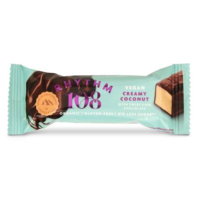 Rhythm 108 Barre Chocolat Fondant Noix Coco Bio, 33g