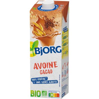 Bjorg Avoine Cacao Bio Boisson Végétale, 1L