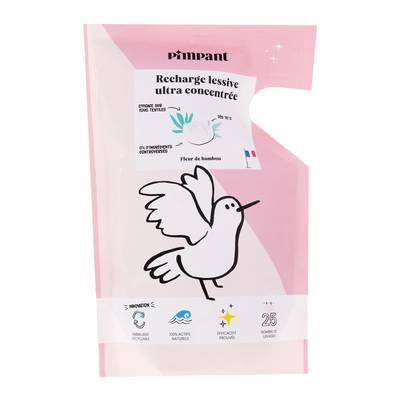 Pimpant Lessive ultra concentrée Rechargeable, 1 recharge de 500ml