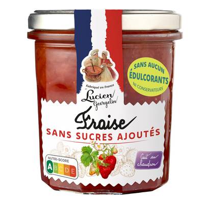 Lucien Georgelin Préparation Fraises sans sucres ajoutés, 320g