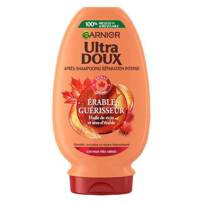 Garnier - Ultra Doux Après-Shampooing Érable Guérisseur, 200ml
