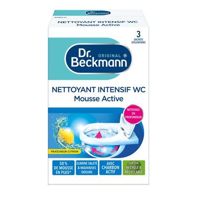 Dr Beckmann Nettoyant intensif WC mousse, 3 pièces