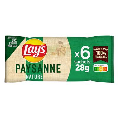 Lay's Chips paysannes nature, 6x27.5g