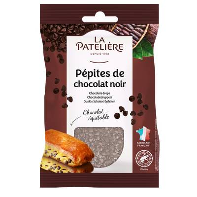 La Patelière  Pépites de Chocolat Noir 50% de Cacao, 100g