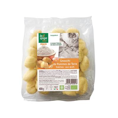 8022230020018 - La Spiga - Gnocchi Bio de Pommes de Terre Fraîches aux Oeufs