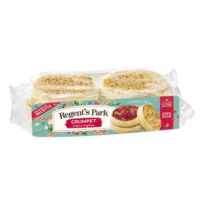 Regent's Park Crumpets Nature, 6 crumpets - 330g