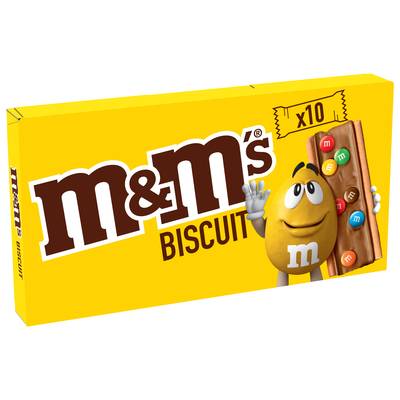 M&M'S 10 Biscuits chocolat, 198g