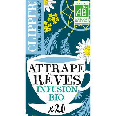 Clipper Infusion Cannelle Camomille Rooibos Saveur Orange Bio - 20 sachets, 40g