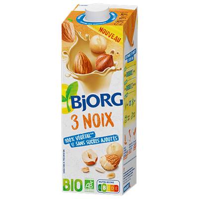 Bjorg 3 Noix Boisson Végétale Bio, 1L