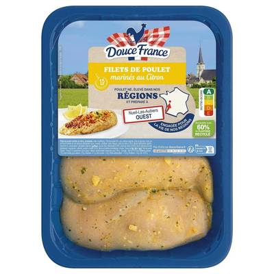 Douce France Filet de Poulet Mariné au Citron, 720g