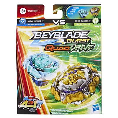 5010993936618 - Beyblade - Hasbro - 2 Toupies Quaddrive- Beyblade Burst